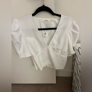 Puff sleeve top